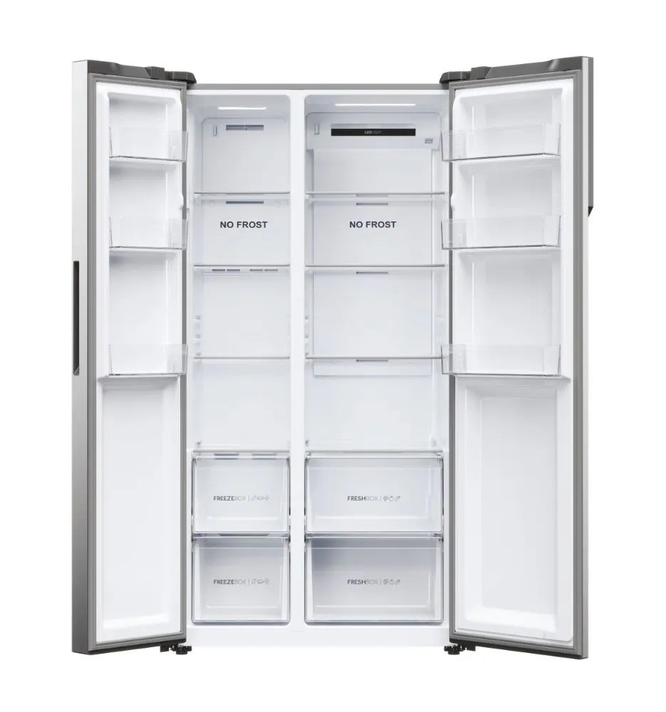 Frigorífico Side by Side Haier SBS 90 Serie 5 HSR5918DNMP No Frost e de 177,5 cm - Platinum Inox Inox-3