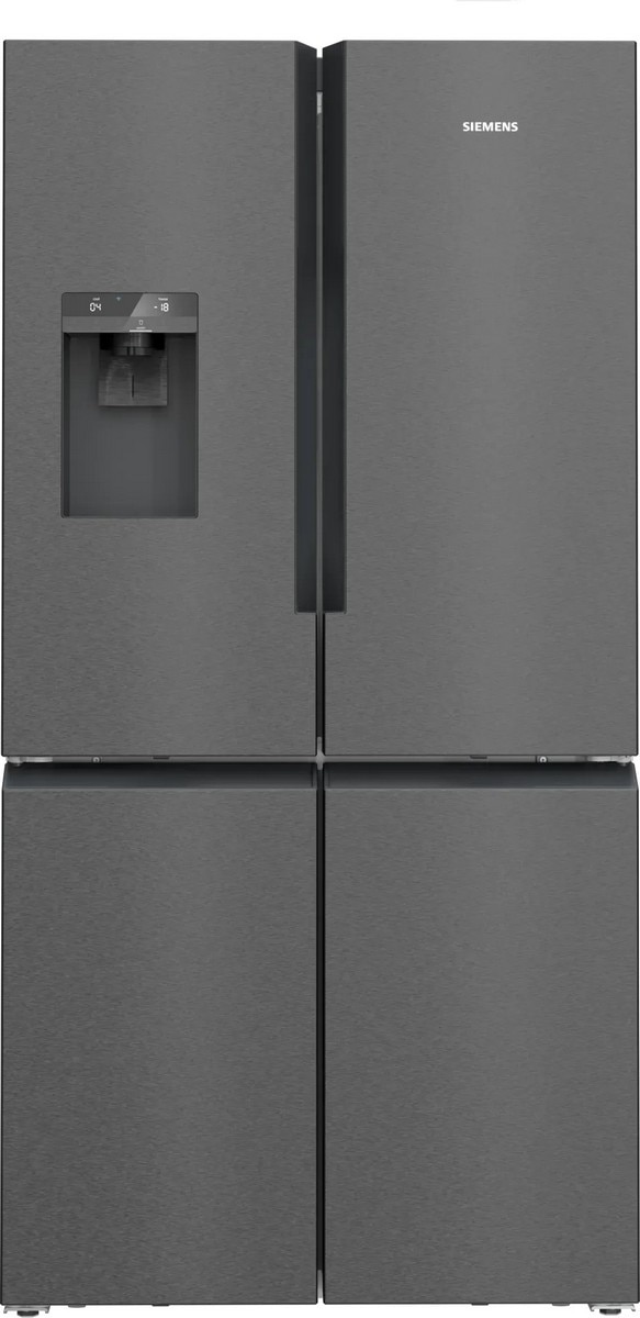 Imagem 0 de Frigorífico Americano Siemens iQ500 KF96DAXEA Total NoFrost, French Door, multi door, com Dispensador e de 183 cm - Black Inox