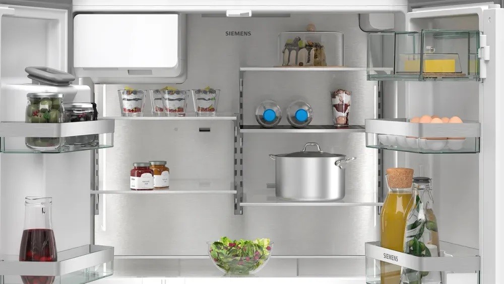 Frigorífico Americano Siemens iQ500 KF96DAXEA Total NoFrost, French Door, multi door, com Dispensador e de 183 cm - Black Inox Inox anti marcas-4