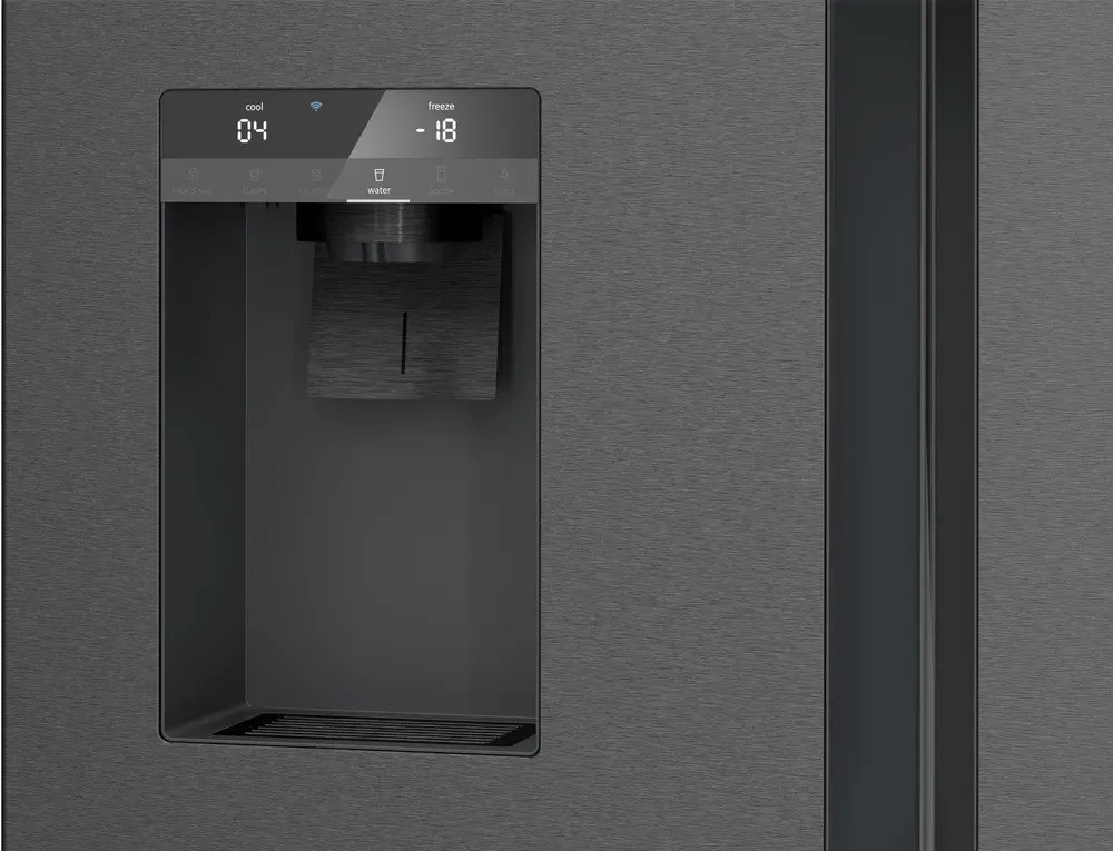Frigorífico Americano Siemens iQ500 KF96DAXEA Total NoFrost, French Door, multi door, com Dispensador e de 183 cm - Black Inox Inox anti marcas-7