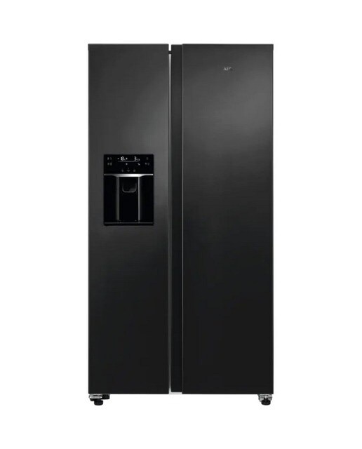 Imagem 0 de Frigorífico Side-by-Side AEG Série 9000 ORX9V351DB MultiChill 0°, No Frost Multiflow e de 177 cm - Preto e Inox
