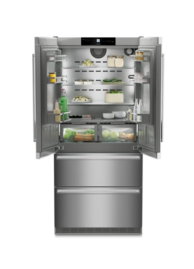 Frigorífico Combinado Liebherr CBNste 8872, No Frost, Bio Fresh de 203 cm - Inox Aço inoxidável-2