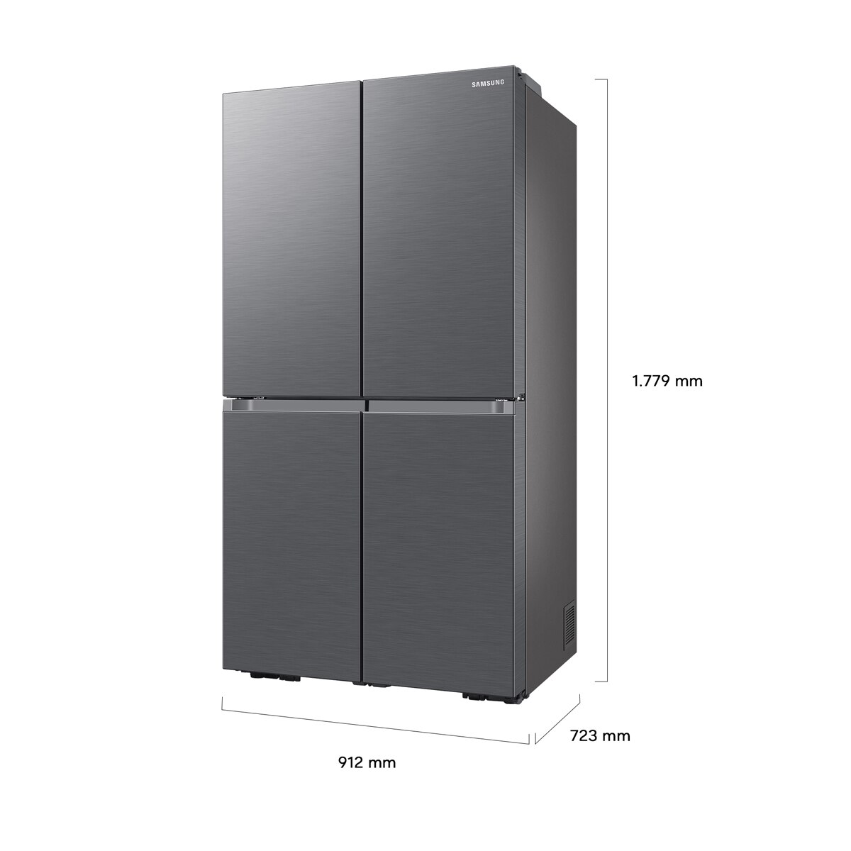 Frigorífico Americano Samsung de 4 Portas RF59C70TES9/ES No Frost, All Around Cooling, Wi-Fi e App SmartThings, de 177,9 cm - Inox Inox-4