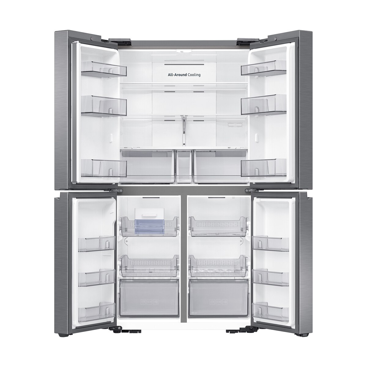 Frigorífico Americano Samsung de 4 Portas RF59C70TES9/ES No Frost, All Around Cooling, Wi-Fi e App SmartThings, de 177,9 cm - Inox Inox-9