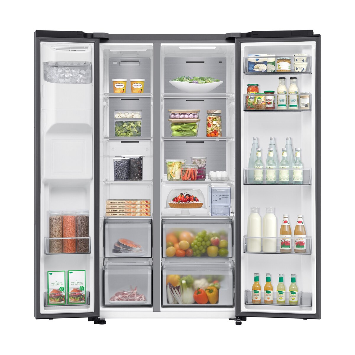 Frigorífico Americano Samsung RS70F65KDTEF No Frost, All Around Cooling, Wi-Fi e App SmartThings de 640L e 178,4 cm - Inox Inox-4