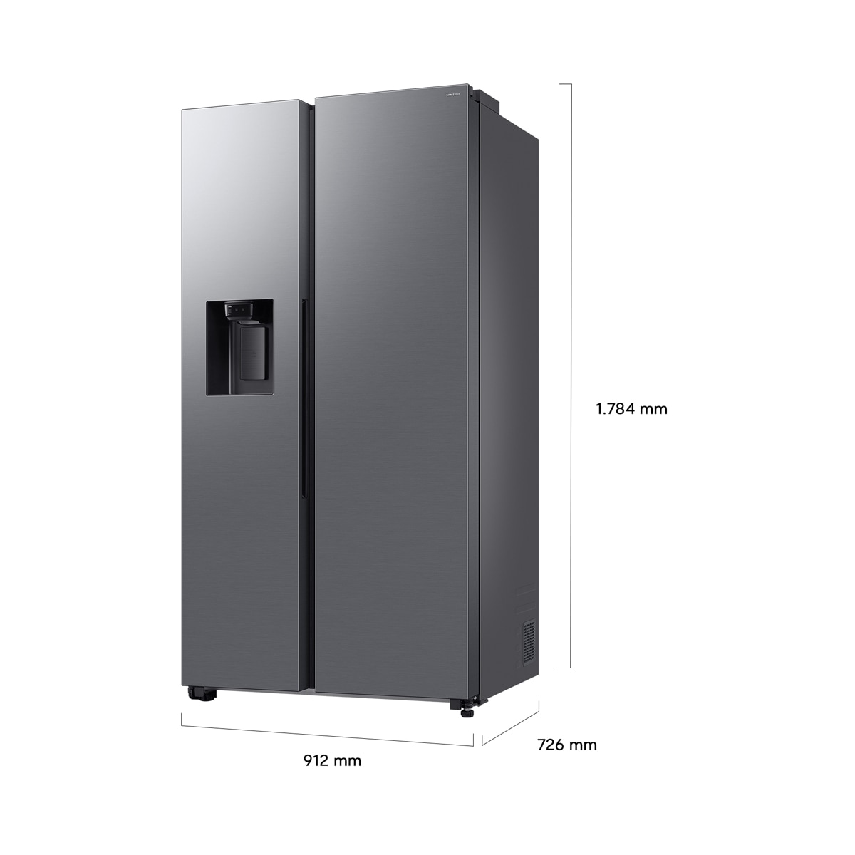 Frigorífico Americano Samsung RS70F64KDTEF No Frost, All Around Cooling, Wi-Fi e App SmartThings de 640L e 178,4 cm - Inox Inox-4