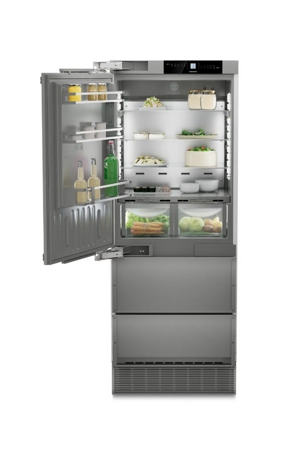 Frigorífico Side by Side Encastrável Liebherr ECBNe 7871 617, No Frost, Dual Cooling Branco-1