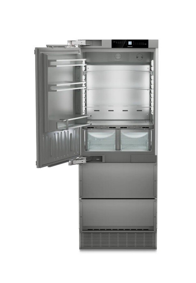 Frigorífico Side by Side Encastrável Liebherr ECBNe 7871 617, No Frost, Dual Cooling Branco-2