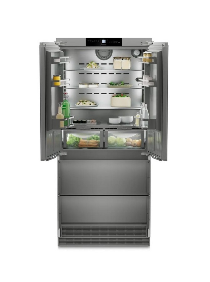 Frigorífico Side by Side Encastrável Liebherr ECBNe 8872, No Frost, Dual Cooling Branco-1