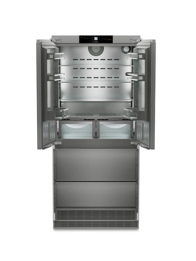 Frigorífico Side by Side Encastrável Liebherr ECBNe 8872, No Frost, Dual Cooling Branco-2