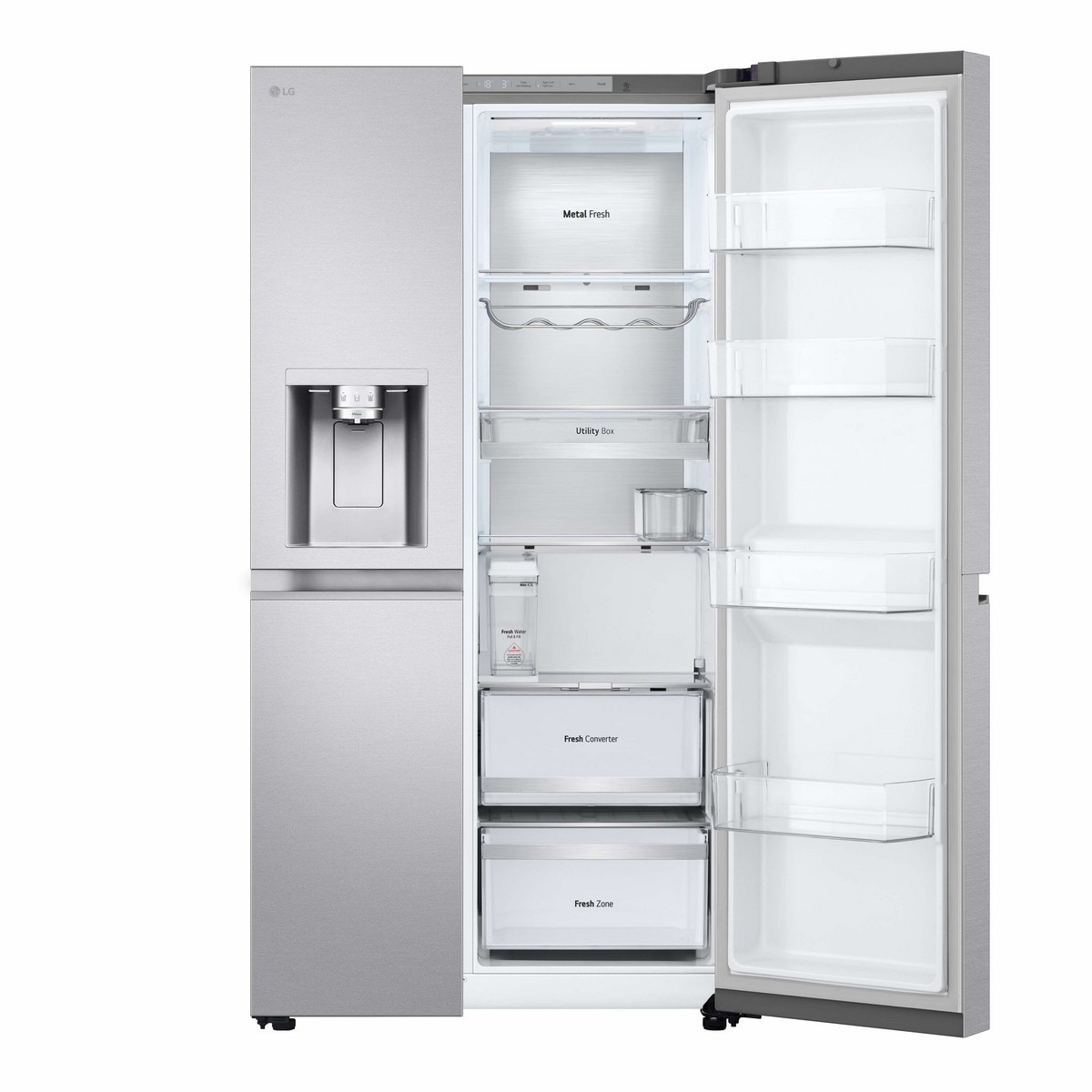 Frigorífico Americano LG Serie 900 GSLE91MBAB No Frost, DoorCooling, Smart Inverter e de 179 cm - Metal Sorbet Aço Antimarcas-5