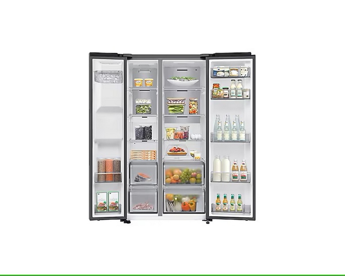 Frigorífico Americano Samsung RS70F66KCTEF No Frost, Twin Cooling Plus, Wi-Fi e App SmartThings, de 634L e 178,4 cm - Inox 4