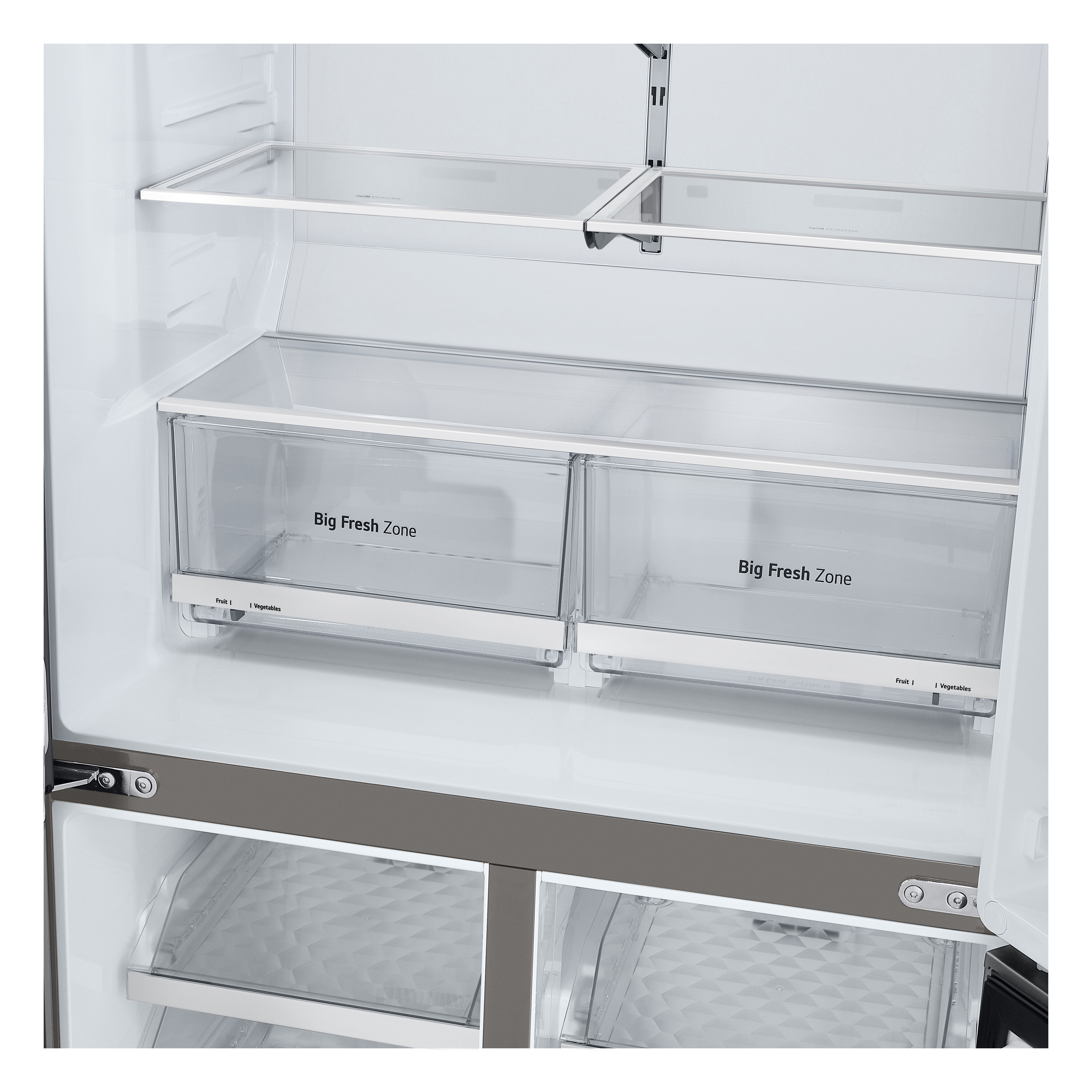 Frigorífico Americano LG GMV960MBDE Total No Frost, Multi Air Flow e de 189,1 cm - Inox Aço Antimarcas-6