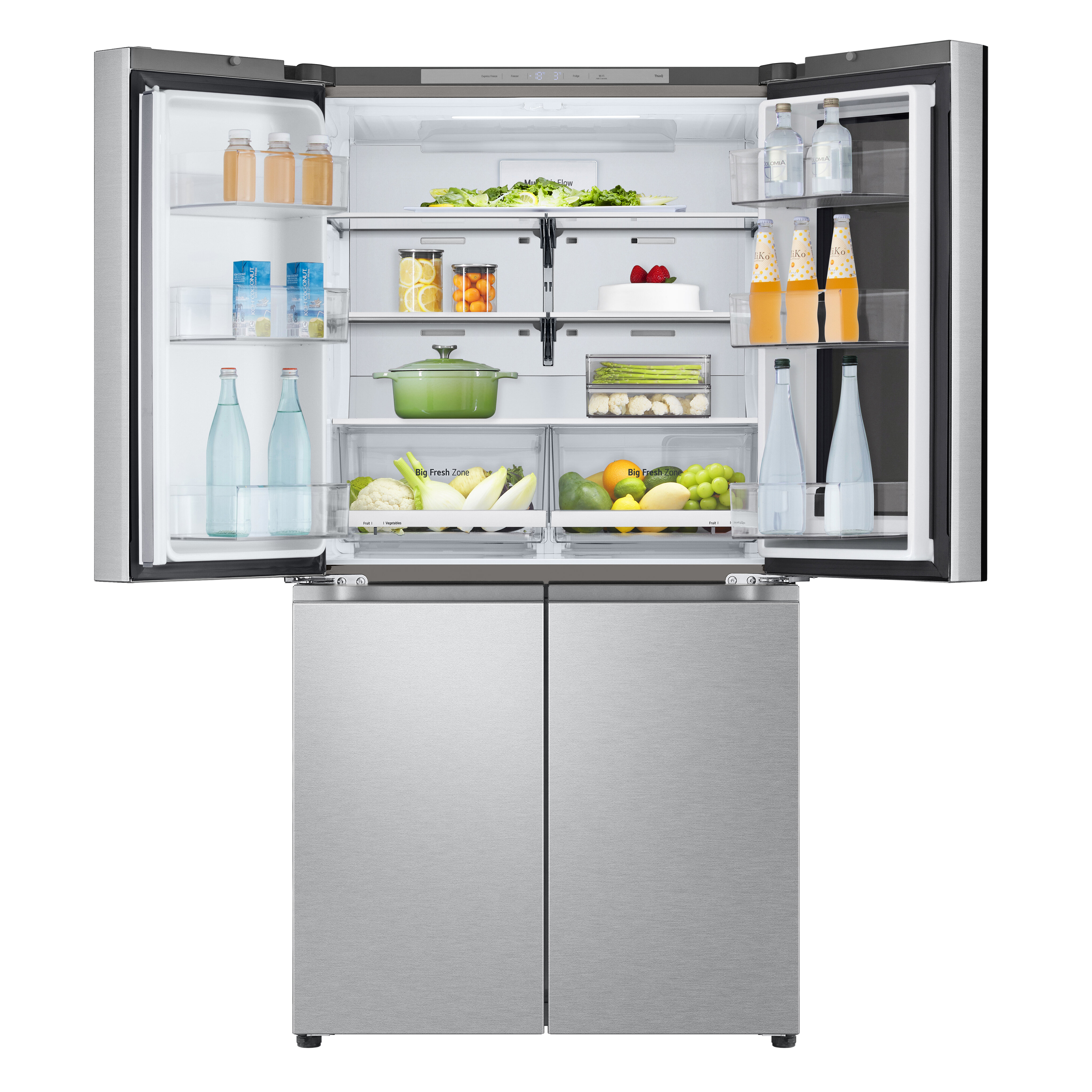 Frigorífico Americano LG GMV960MBDE Total No Frost, Multi Air Flow e de 189,1 cm - Inox Aço Antimarcas-9