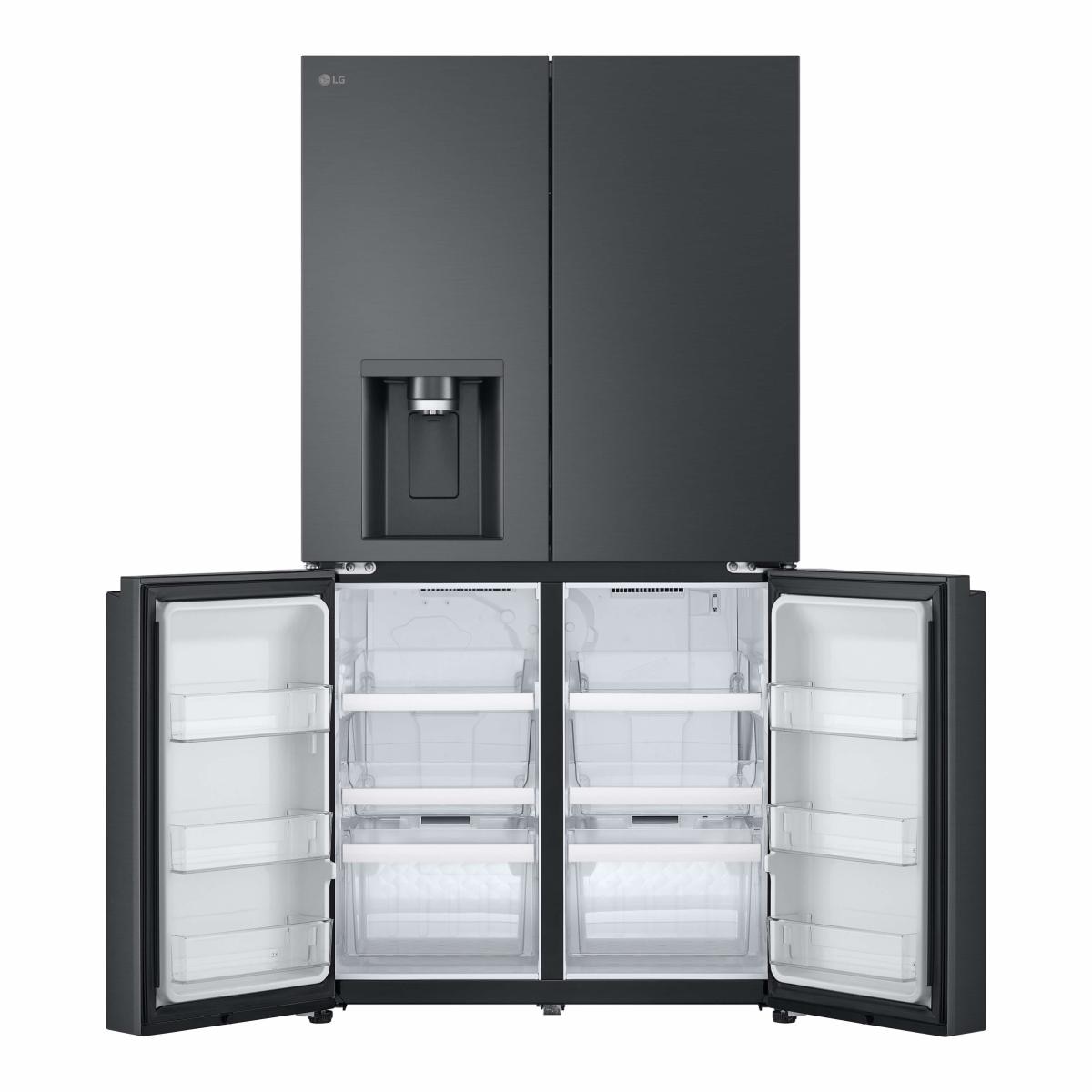 Frigorífico Americano de 4 Portas LG GMF961EV5E DoorCooling, LinearCooling, Multi Air Flow, Dispensador de Água UVnanoTM Sem Canalização de 179,2 cm Preto-7