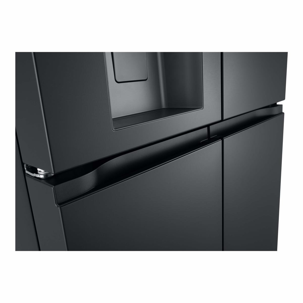 Frigorífico Americano de 4 Portas LG GMF961EV5E DoorCooling, LinearCooling, Multi Air Flow, Dispensador de Água UVnanoTM Sem Canalização de 179,2 cm Preto-11