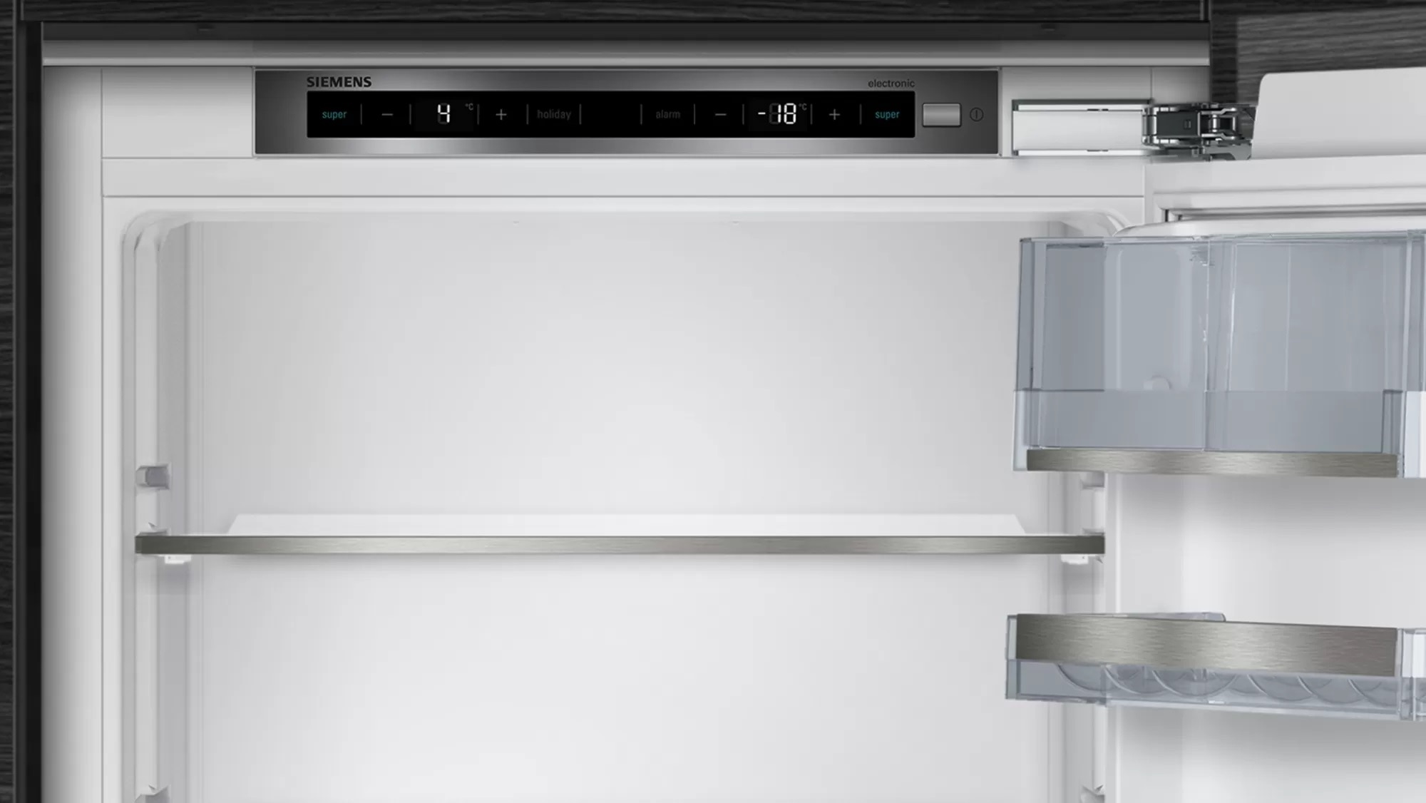Frigorífico Combinado Encastrável Siemens iQ500 KI86SAFE0 LowFrost de 177,2 cm - Branco Branco-3