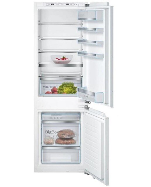 Imagem 0 de Frigorífico Combinado Encastrável Bosch Série 6 KIS86AFE0 VitaFresh Plus e Low Frost e de 177,2 cm - Branco