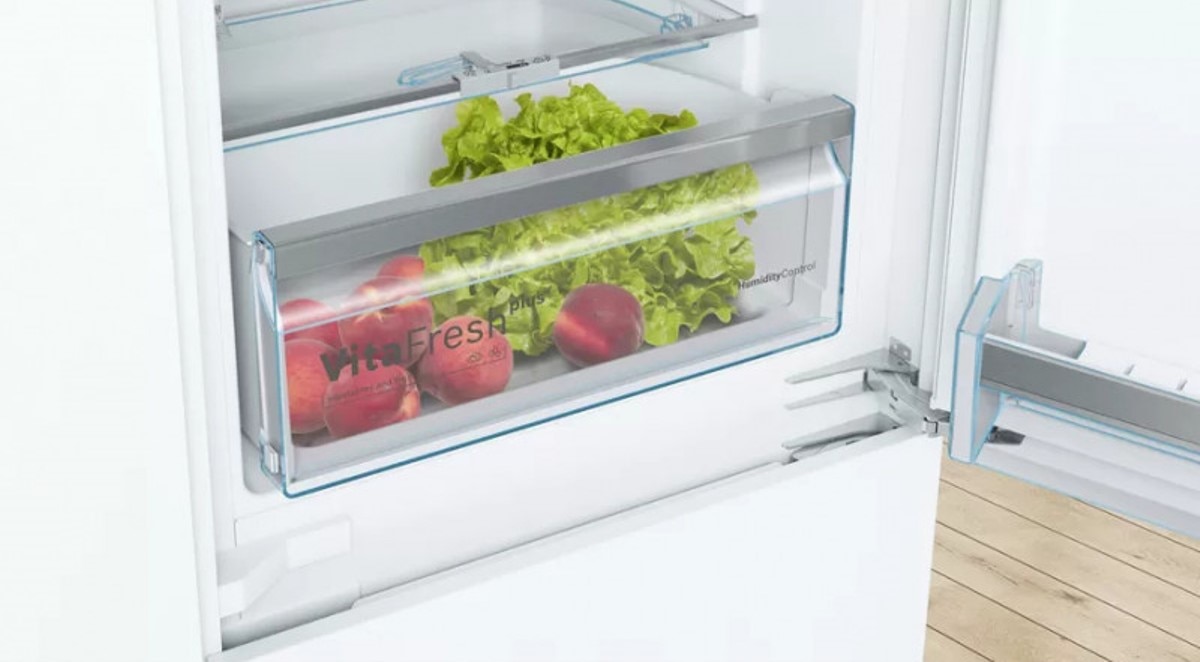 Frigorífico Combinado Encastrável Bosch Série 6 KIS86AFE0 VitaFresh Plus e Low Frost e de 177,2 cm - Branco Branco-4