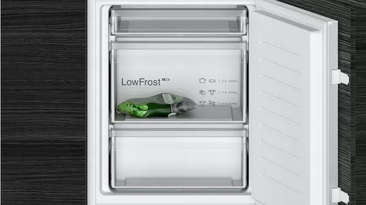 Frigorífico Combinado Encastrável Siemens iQ300 KI86VVSE0 LowFrost de 177,2 cm - Branco Branco-6
