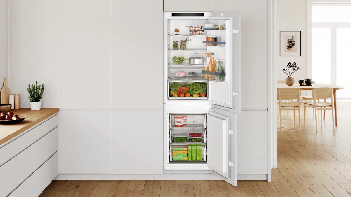 Frigorífico Combinado Encastrável Bosch Série 4 KIN86VSE0 VitaFresh XXL e No Frost e de 177,2 cm - Branco Branco-2