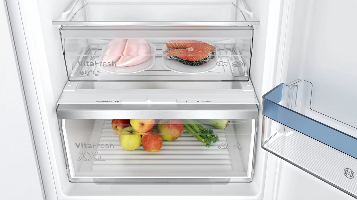 Frigorífico Combinado Encastrável Bosch Série 4 KIN86VSE0 VitaFresh XXL e No Frost e de 177,2 cm - Branco Branco-5