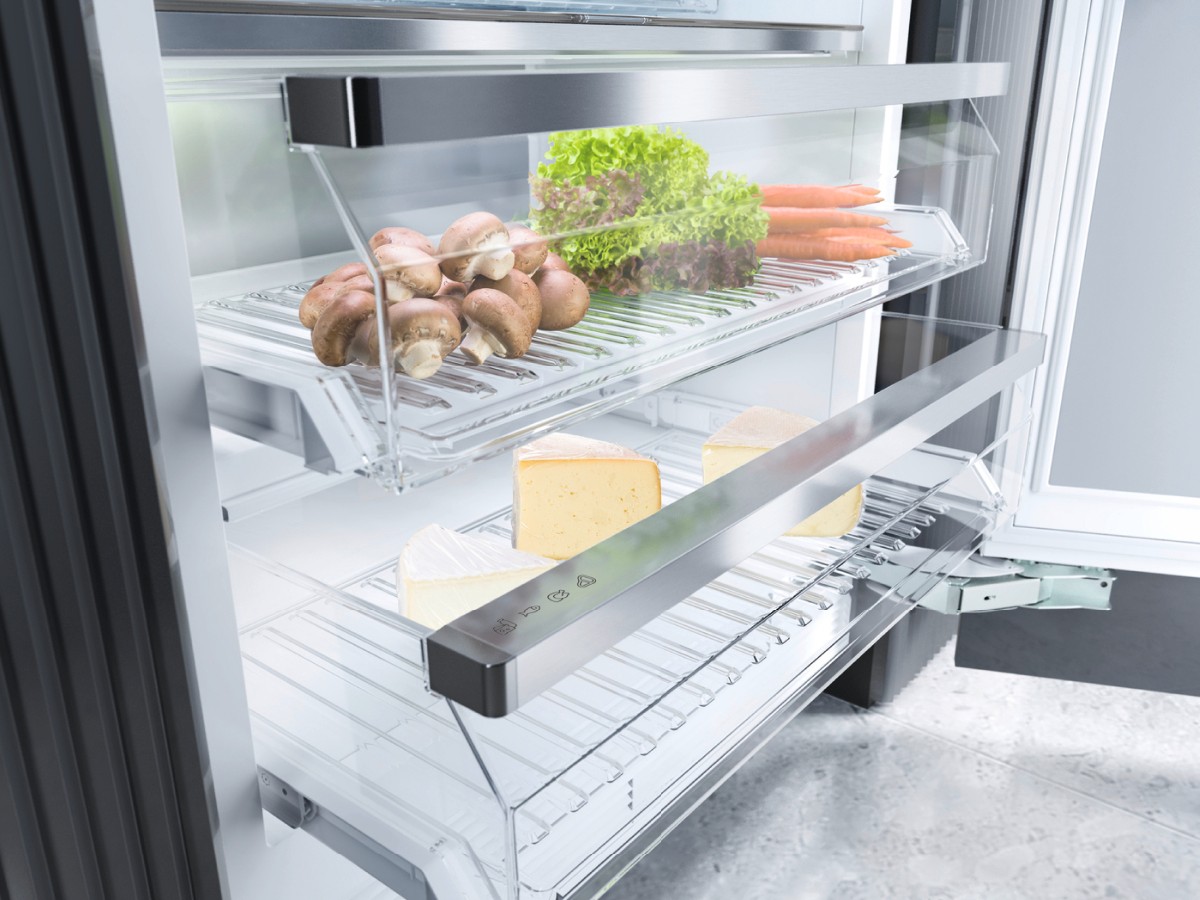 Frigorífico de 1 Porta Encastrável Miele K 2902 VI Push2open, MasterCool, MasterFresh, DynaCool e SoftClose e de 212,7 cm - Branco Branco-4