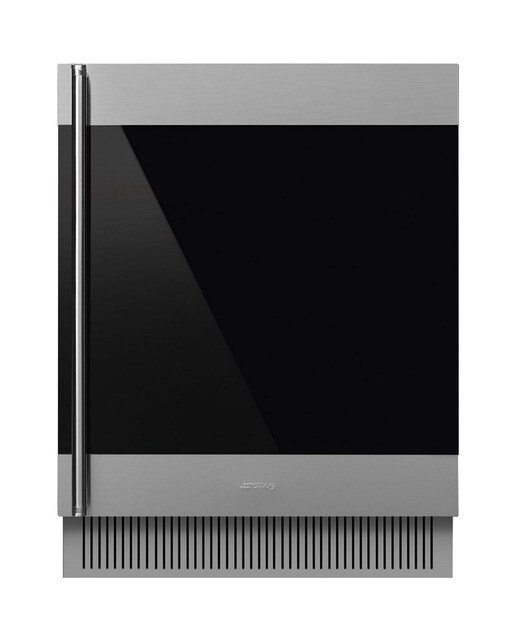 Garrafeira Encastrável Smeg Classica CVI338RX3 com Dobradiças à Direita e Capacidade para 38 Garrafas Standard e de 82 cm - Aço Inox Aço inoxidável-1