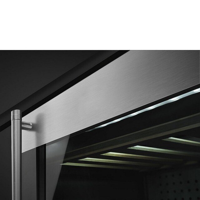 Garrafeira Encastrável Smeg Classica CVI338RX3 com Dobradiças à Direita e Capacidade para 38 Garrafas Standard e de 82 cm - Aço Inox Aço inoxidável-2