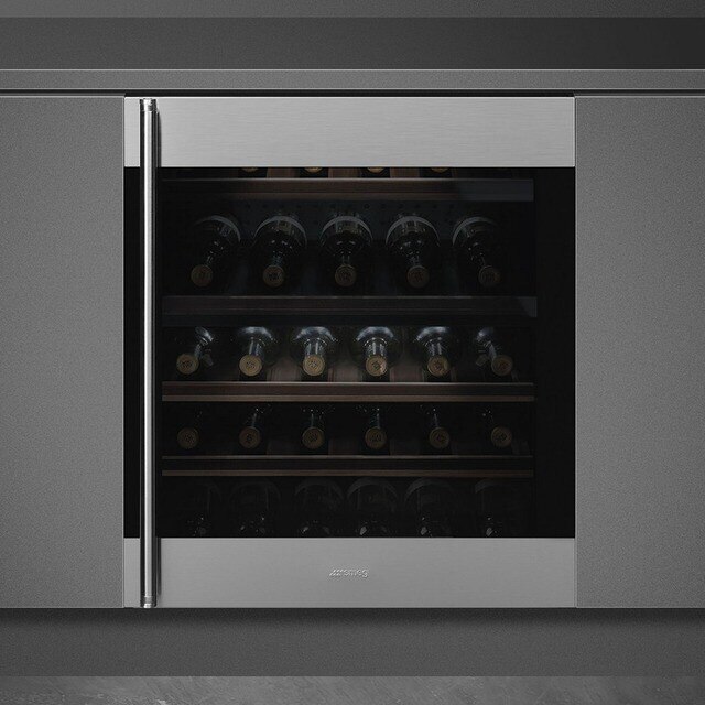 Garrafeira Encastrável Smeg Classica CVI338RX3 com Dobradiças à Direita e Capacidade para 38 Garrafas Standard e de 82 cm - Aço Inox Aço inoxidável-3