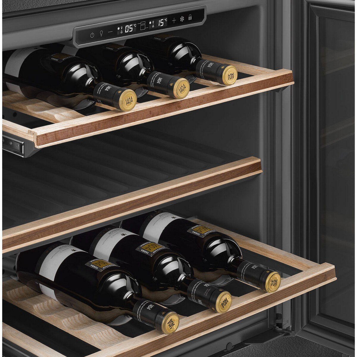 Garrafeira Encastrável Smeg Linea CVI129G para 29 Garrafas Standard - Neptune Grey 6