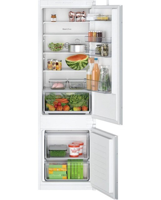 Frigorífico Combinado Encastrável Bosch Serie 2 KIV87NSE0 Low Frost e de 177,2 cm - Branco 1