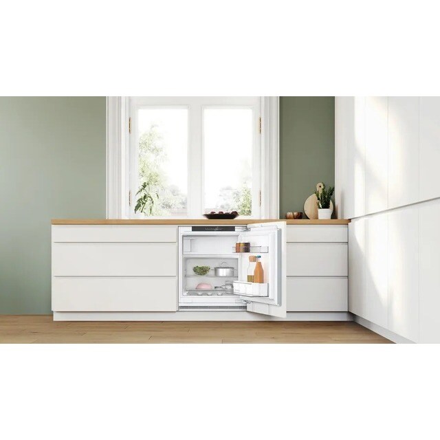 Frigorífico de 1 Porta Encastrável Bosch Serie 4 KUL22VFD0 Sob Bancada e de 82 cm - Branco Branco-2