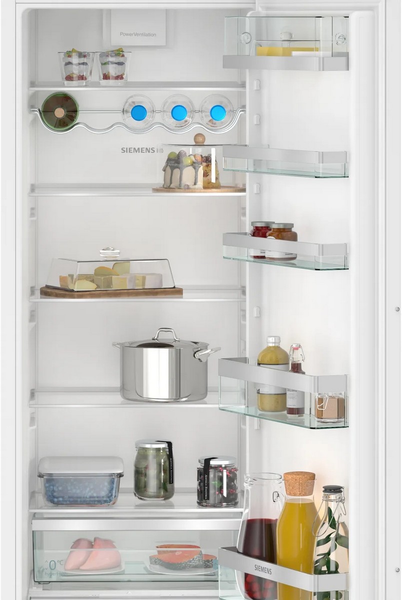 Frigorífico de 1 Porta Encastrável Siemens KI81RADD0 com Fecho SoftClose e de 177,2 cm - Branco Branco-3