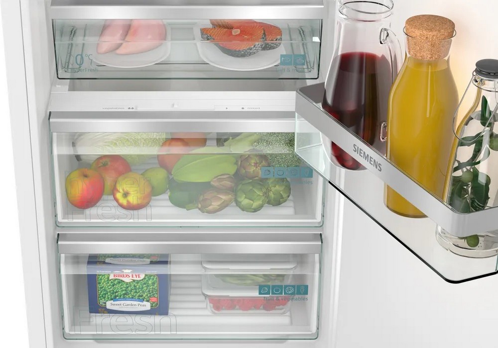 Frigorífico de 1 Porta Encastrável Siemens KI81RADD0 com Fecho SoftClose e de 177,2 cm - Branco Branco-4