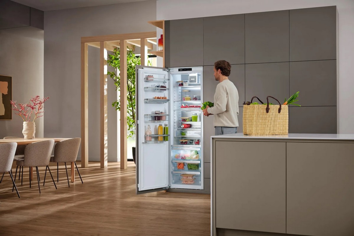 Frigorífico de 1 Porta Encastrável Miele K 7797 C R ACTI ActiveDoor, PerfectFresh Active e FlexiLight 2.0 e de 177 cm - Branco Branco-8