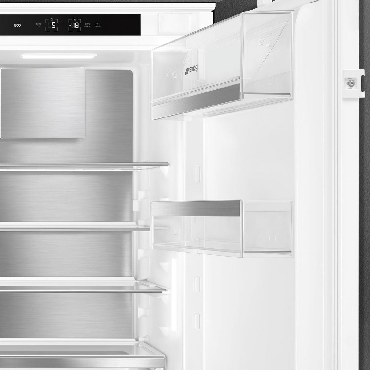 Frigorífico Combinado Encastrável Smeg Universal C9174TN5D Total No Frost e de 177,2 cm - Branco Branco-3