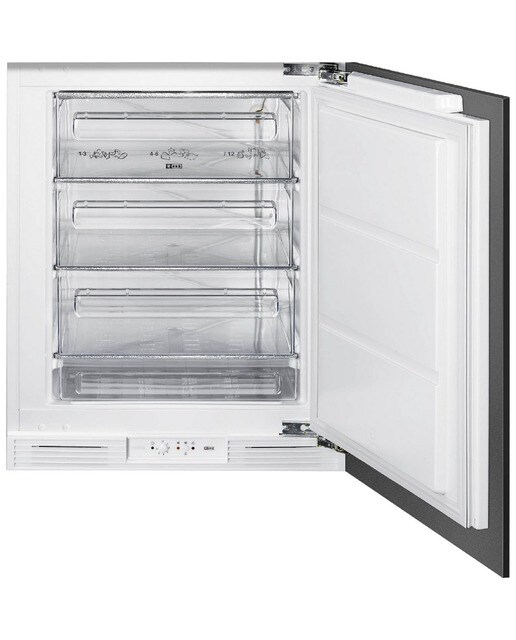 Arca Mini Congeladora Vertical Encastrável Smeg Universal U8F082DE Estático e de 81,9 cm - Branco Branco-1