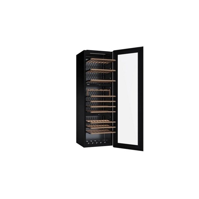 Garrafeira Encastrável Teka RVI 30097 para 93 Garrafas Standard - Vidro Preto Preto-4