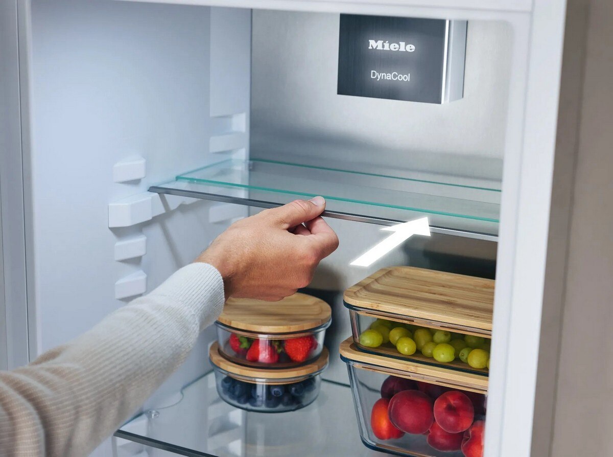 Frigorífico Combinado Encastrável Miele KFN 7844 C com PerfectFresh Pro e NoFrost e de 194 cm - Branco Branco-6