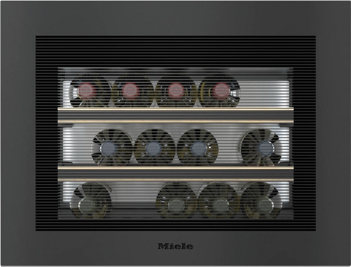 Imagem 0 de Garrafeira Encastrável Miele KWT 7112 iG 125 Gala Ed para 18 Garrafas Standard - Preto Obsidiana Mate