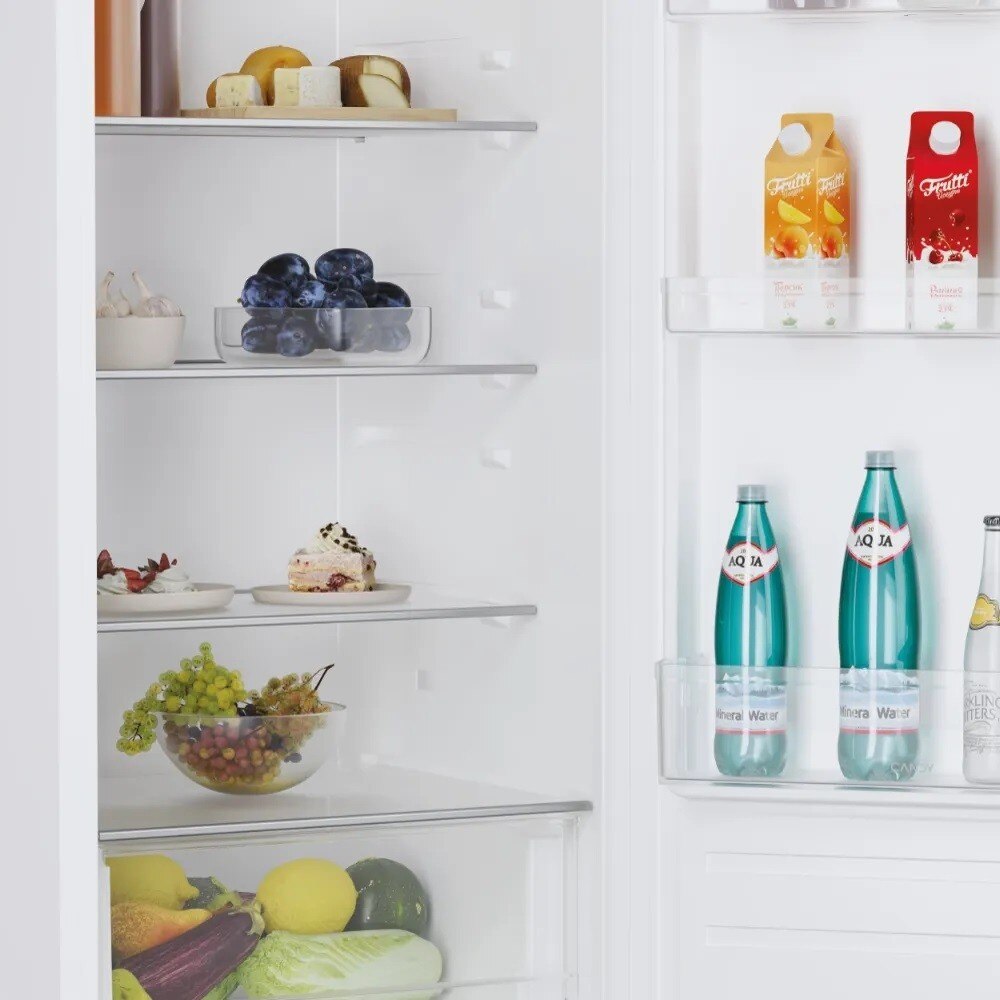 Frigorífico de 1 Porta Encastrável Candy CMS518EW Estático, de 176,9 cm - Branco Branco-4