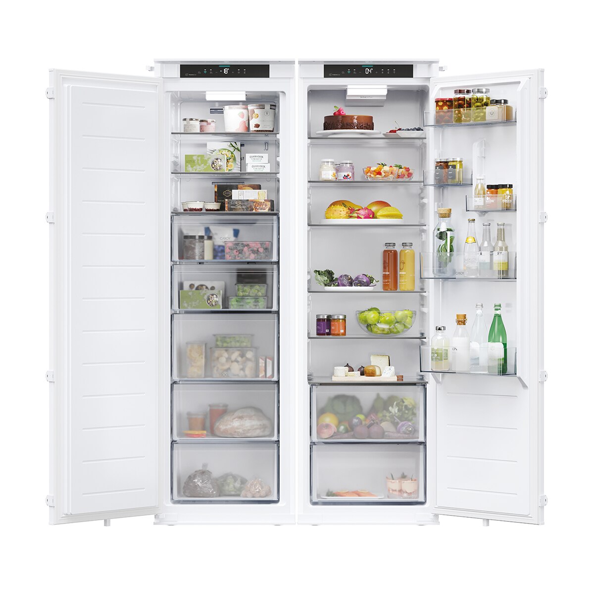 Arca Congeladora Vertical Encastrável Candy CML5518EVWL de 177,2 cm - Branco Branco-13