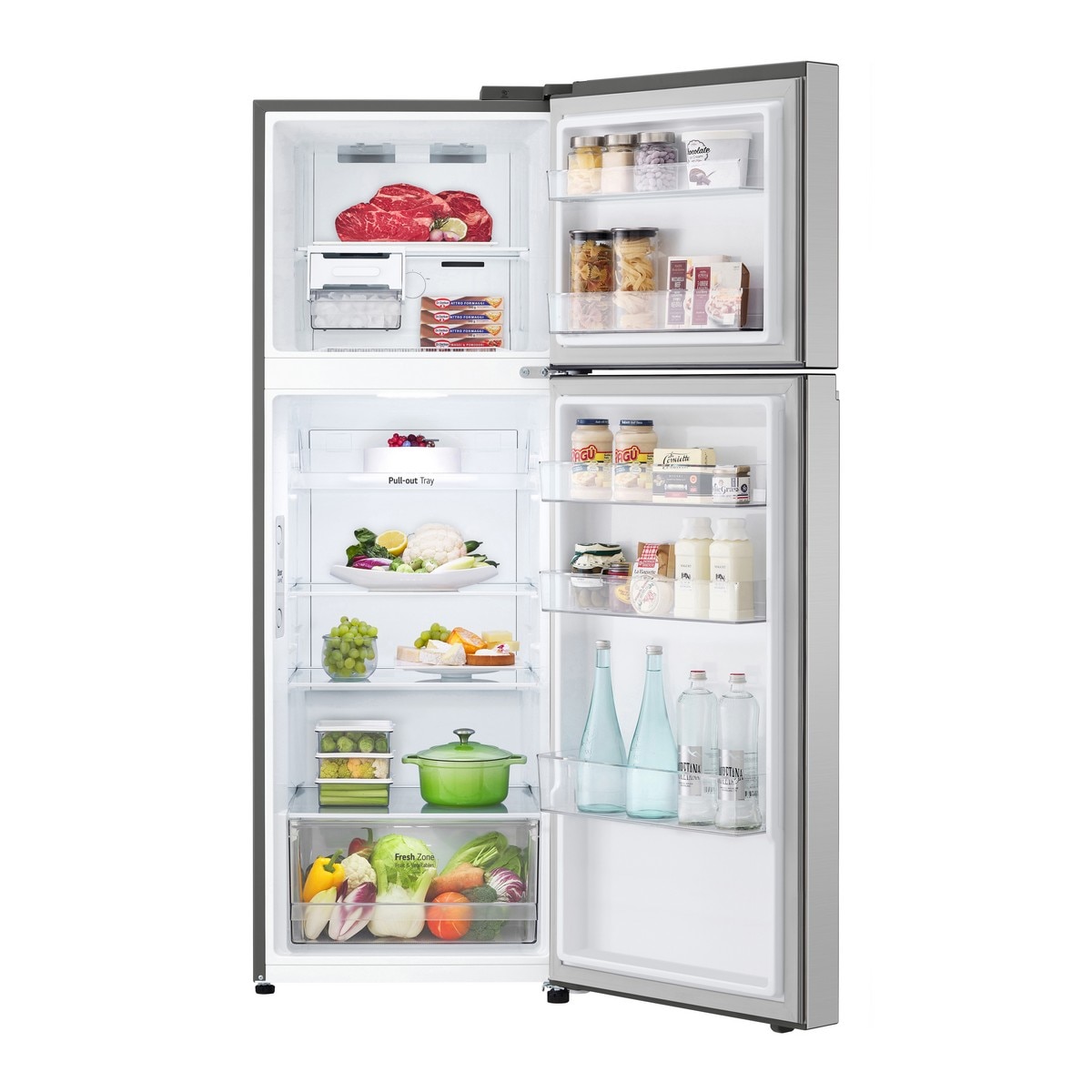 Frigorífico de 2 Portas LG GTBV38PZGKD No Frost, Door Cooling+™ e Multi-Air Flow™ de 312 Litros - Shiny Steel Silver-3