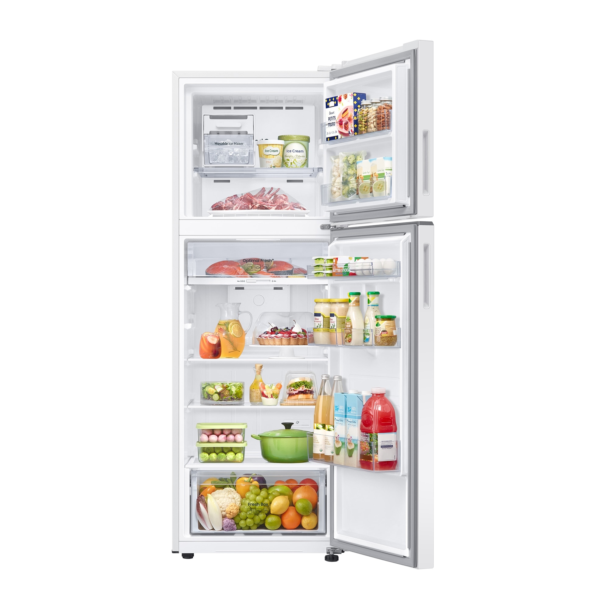 Frigorífico de 2 Portas Samsung RT31CG5624WWES MonoCooling de 171,5 cm - Branco Branco-7