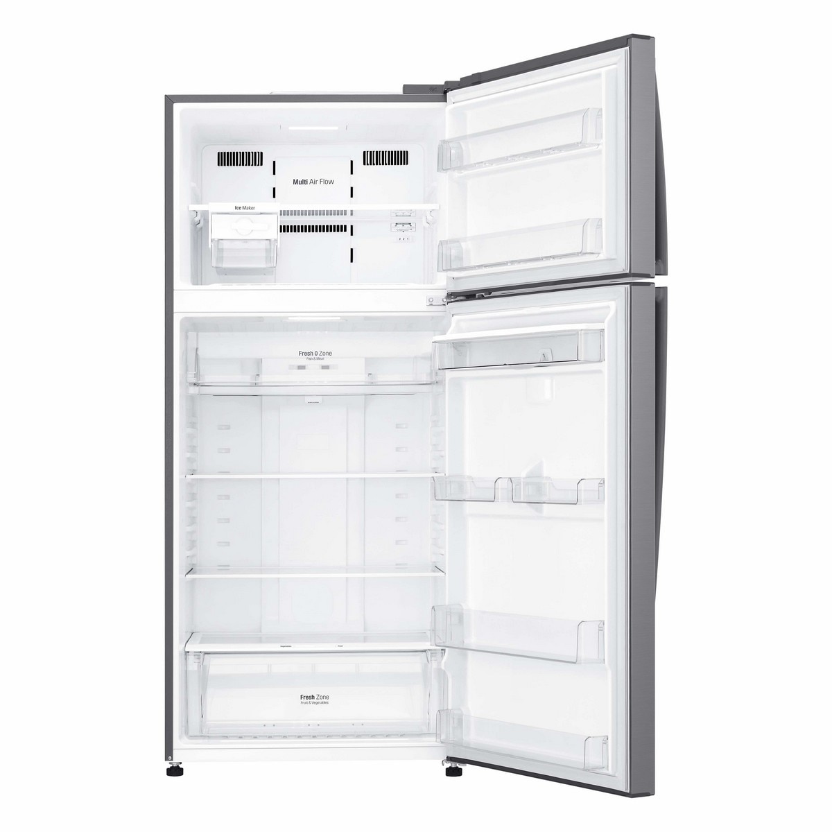 Frigorífico de 2 Portas LG GTF744PZPED No Frost, Door Cooling? e Multi-Air Flow? e de 180 cm - Shiny Steel 2