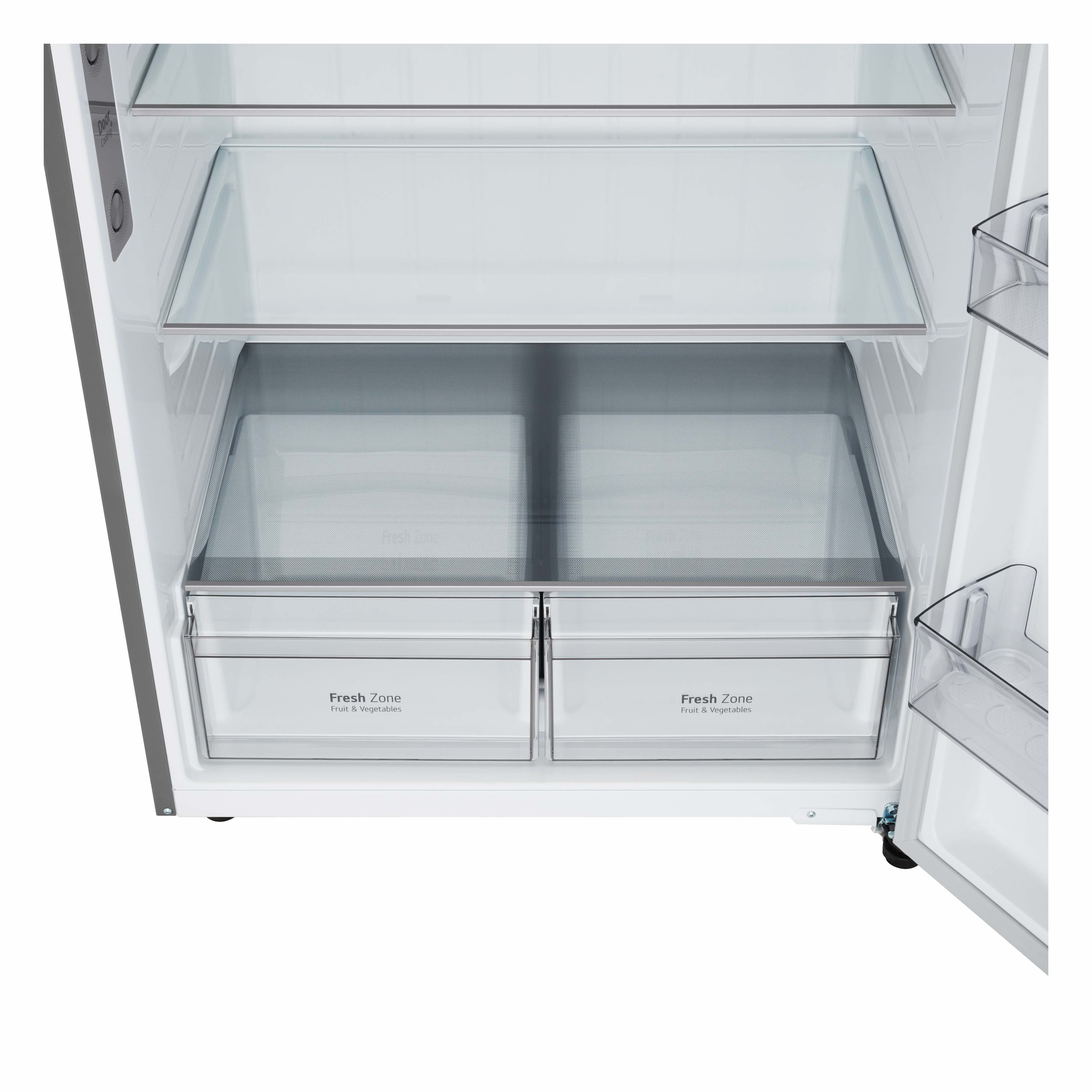 Frigorífico de 2 Portas LG GTFV61PYBQD Linear Cooling, Multi Air Flow, Smart Inverter de 186 cm e 609L - Prime Silver Silver-11