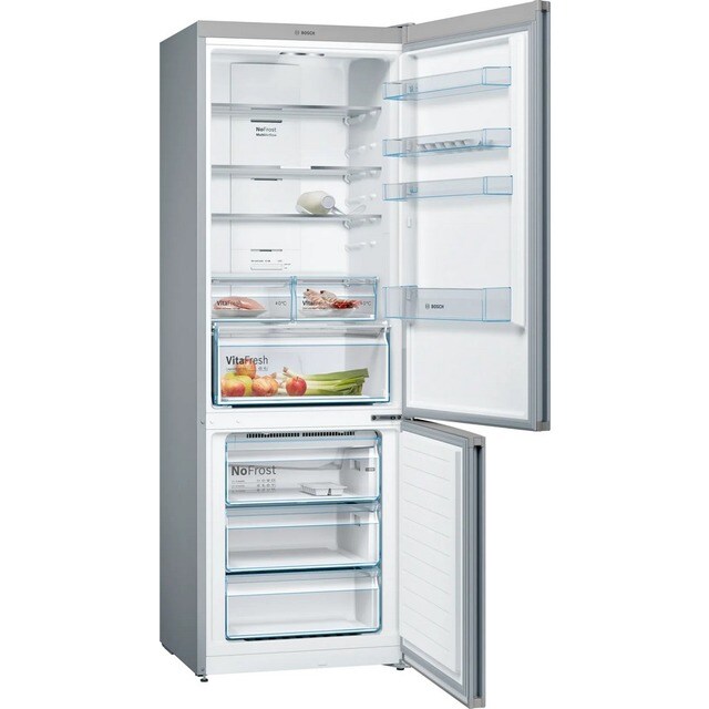 Frigorífico Combinado Bosch Série 4 KGN49XLEA VitaFresh, PerfectFit e No Frost e de 203 cm - Look Inox Inox-2