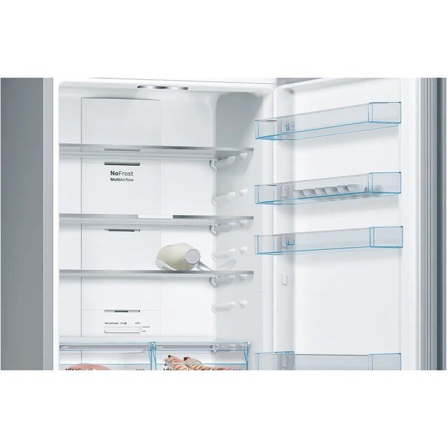 Frigorífico Combinado Bosch Série 4 KGN49XLEA VitaFresh, PerfectFit e No Frost e de 203 cm - Look Inox Inox-4