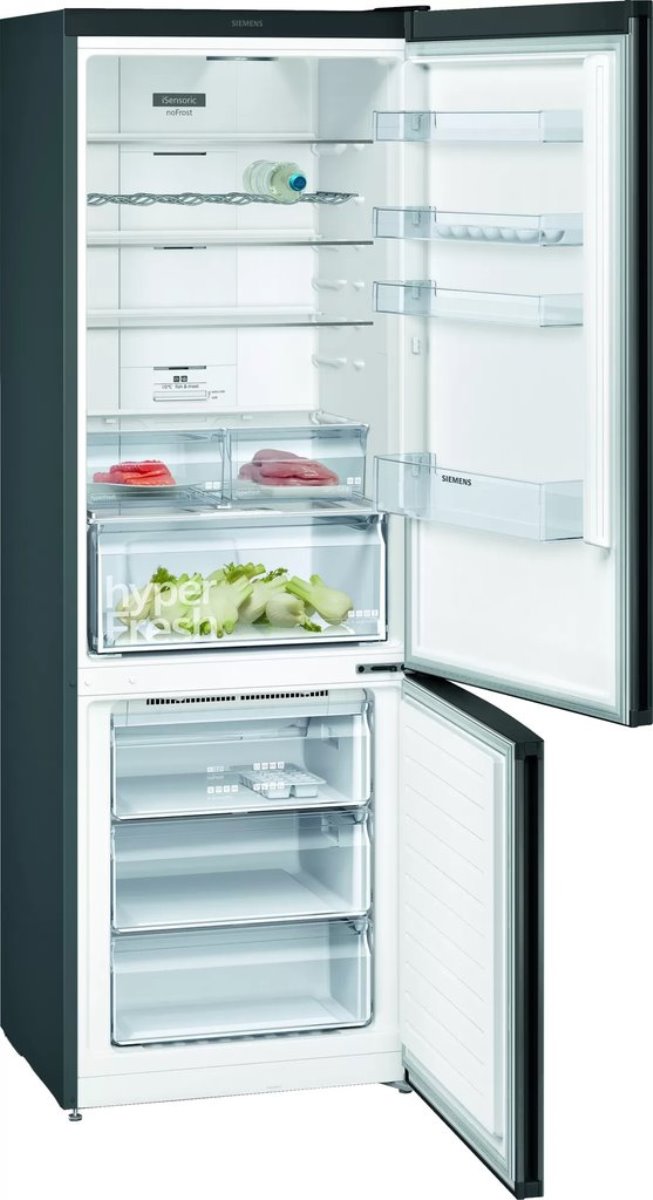 Frigorífico Combinado Siemens iQ300 KG49NXXEA No Frost de 203 cm - Black Inox Preto-2
